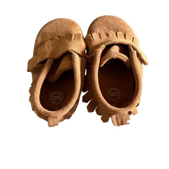 Toddler Moccasins, Vegan Leather, Size 5 - Picture 6 of 6